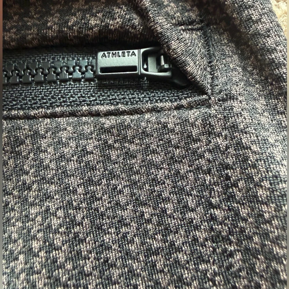 Athleta Delancey Houndstooth Brown Trouser Tight XXS